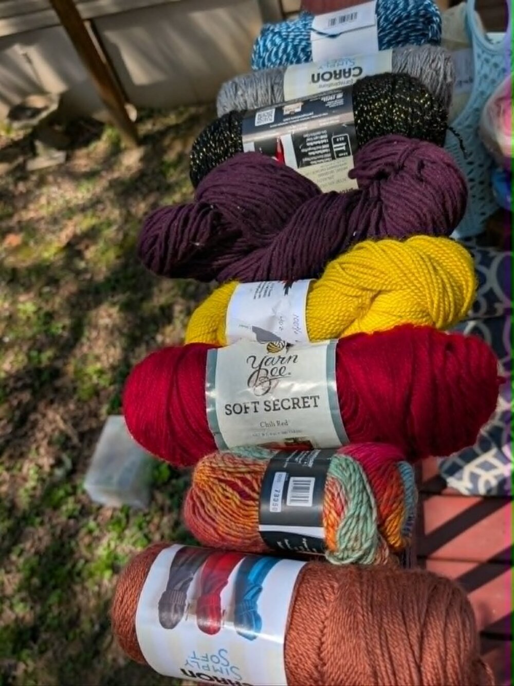 HUGE Yarn Bundle! All Kinds! Wool, Acrylic, Sock, Nice Yarn!